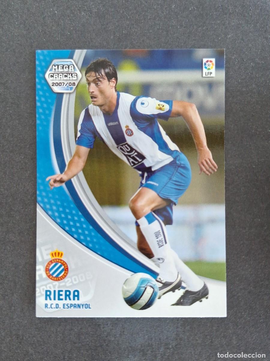 Cromos de f&uacute;tbol: L4 RIERA R. C. D. ESPA&Ntilde;OL 122 PANINI MEGACRACKS 2007 2008 07 08