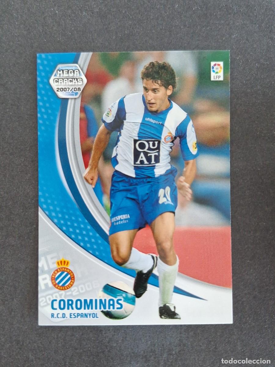 Cromos de f&uacute;tbol: L4 COROMINAS R. C. D. ESPA&Ntilde;OL 123 PANINI MEGACRACKS 2007 2008 07 08