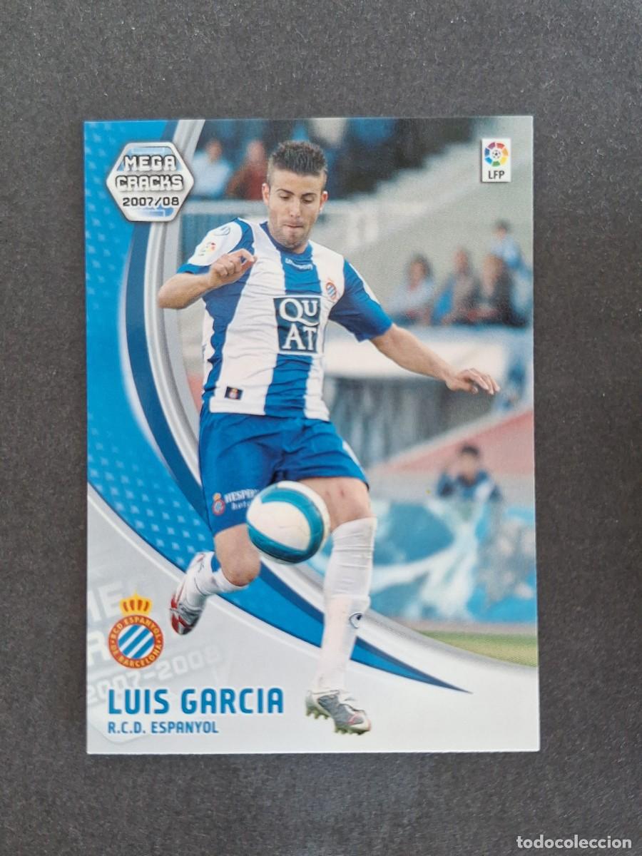 Cromos de f&uacute;tbol: L4 LUIS GARCIA R. C. D. ESPA&Ntilde;OL 124 PANINI MEGACRACKS 2007 2008 07 08