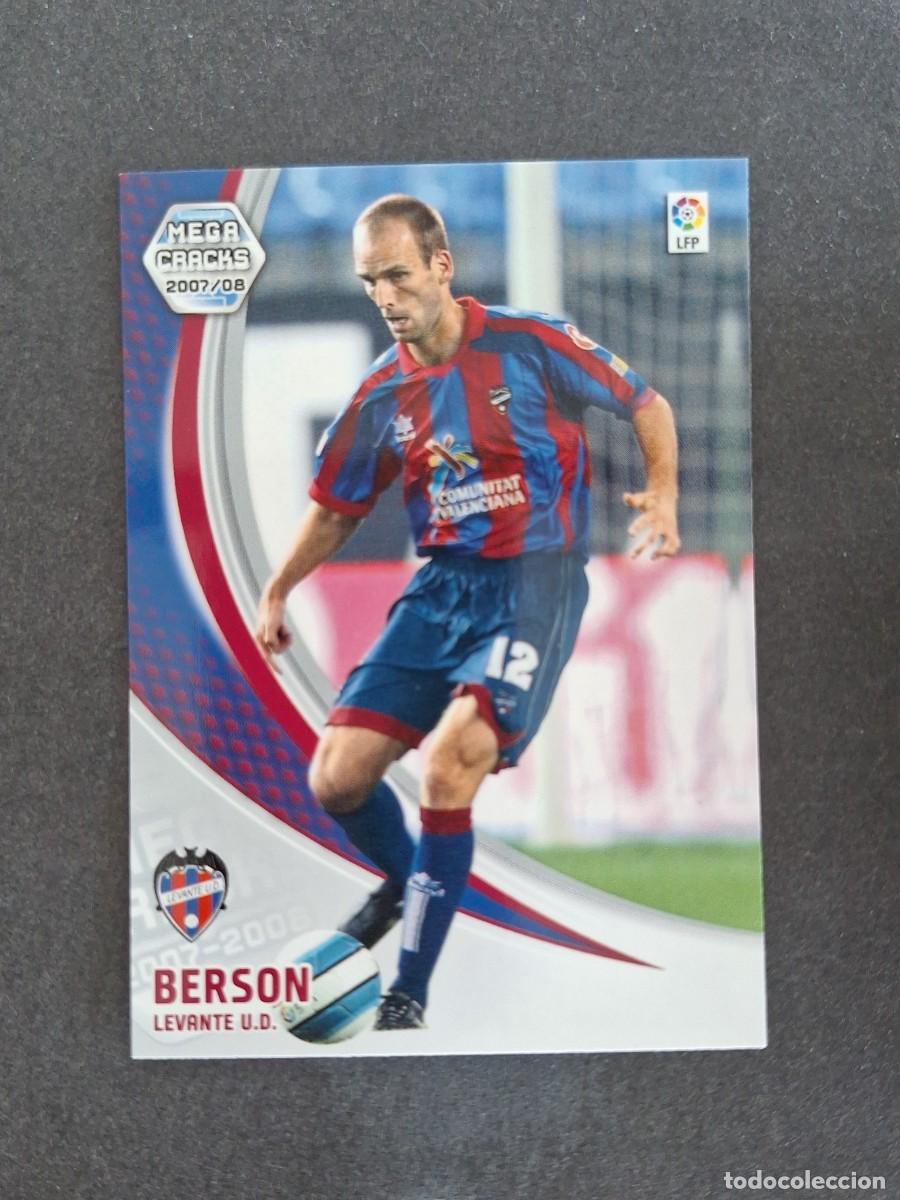 Cromos de f&uacute;tbol: L4 BERSON LEVANTE U. D. 154 PANINI MEGACRACKS 2007 2008 07 08