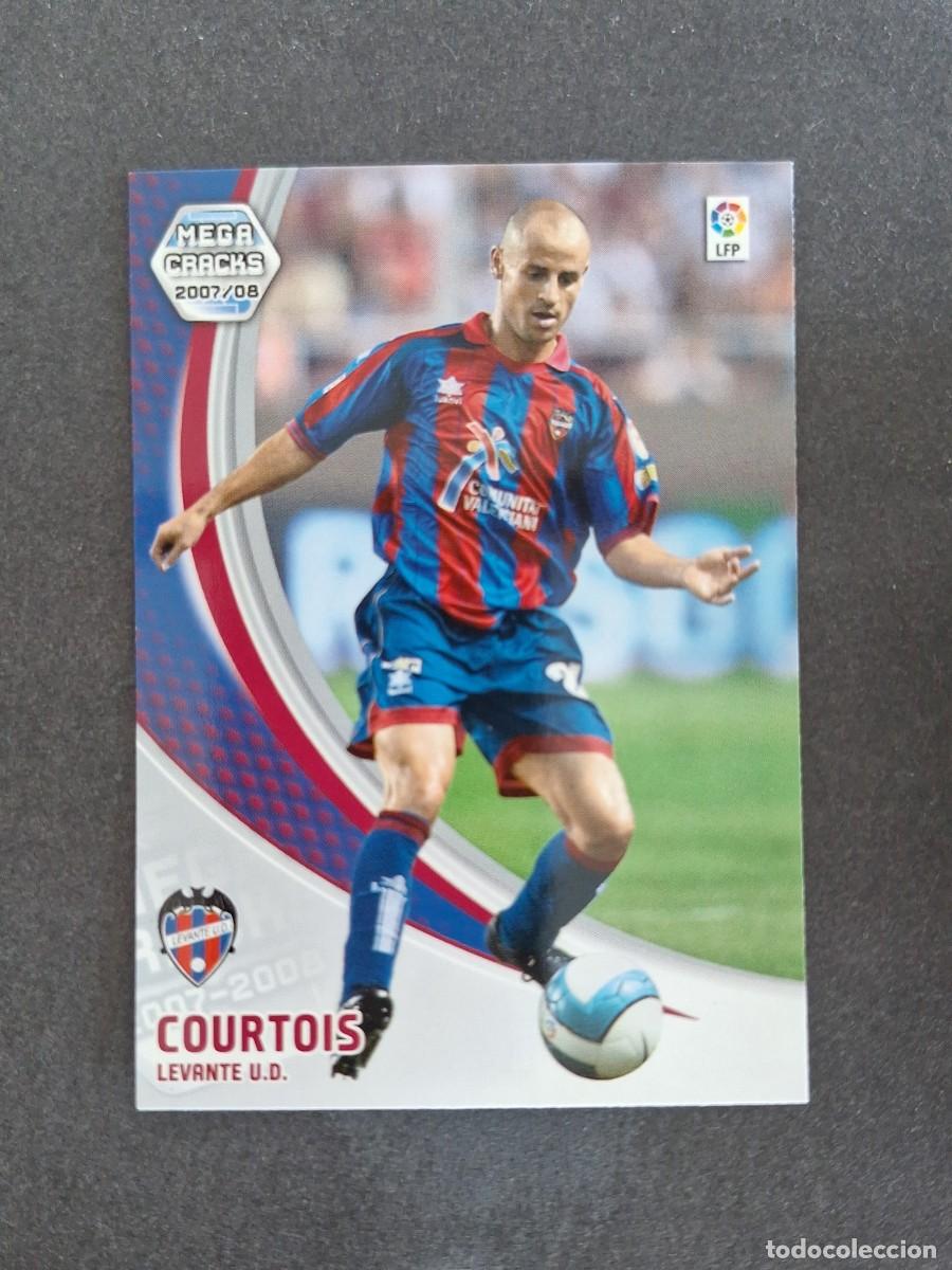 Cromos de f&uacute;tbol: L4 COURTOIS LEVANTE U. D. 156 PANINI MEGACRACKS 2007 2008 07 08