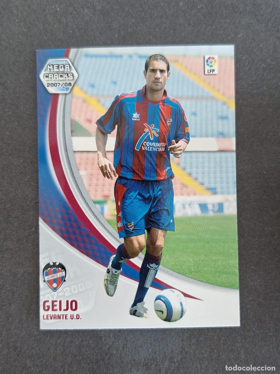 Cromos de f&uacute;tbol: L4 GEIJO LEVANTE U. D. 161 PANINI MEGACRACKS 2007 2008 07 08