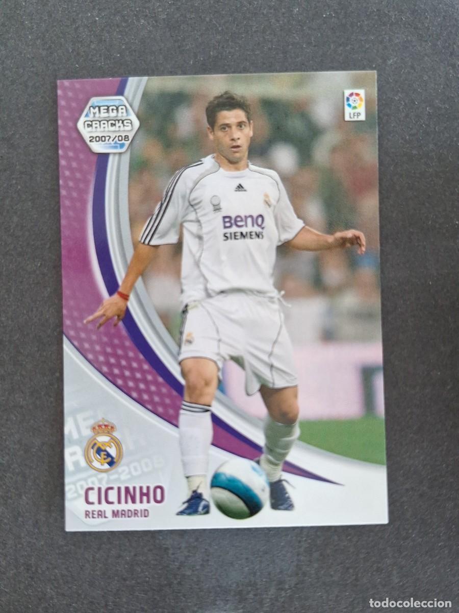 Cromos de f&uacute;tbol: L4 CICINHO REAL MADRID 166 PANINI MEGACRACKS 2007 2008 07 08