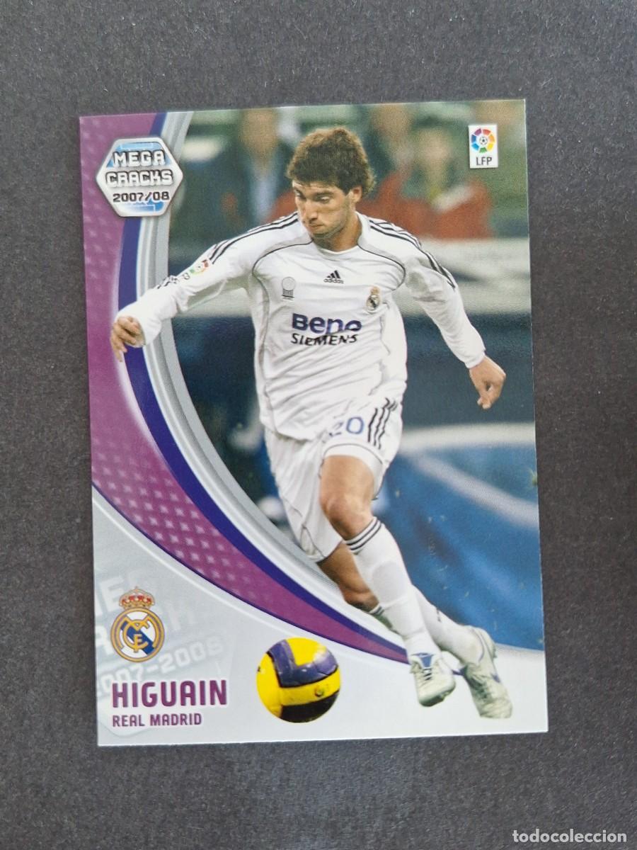 Cromos de f&uacute;tbol: L4 HIGUAIN REAL MADRID 177 PANINI MEGACRACKS 2007 2008 07 08