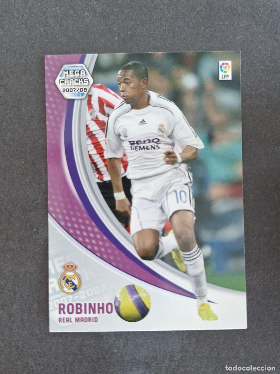 Cromos de f&uacute;tbol: L4 ROBINHO REAL MADRID 178 PANINI MEGACRACKS 2007 2008 07 08