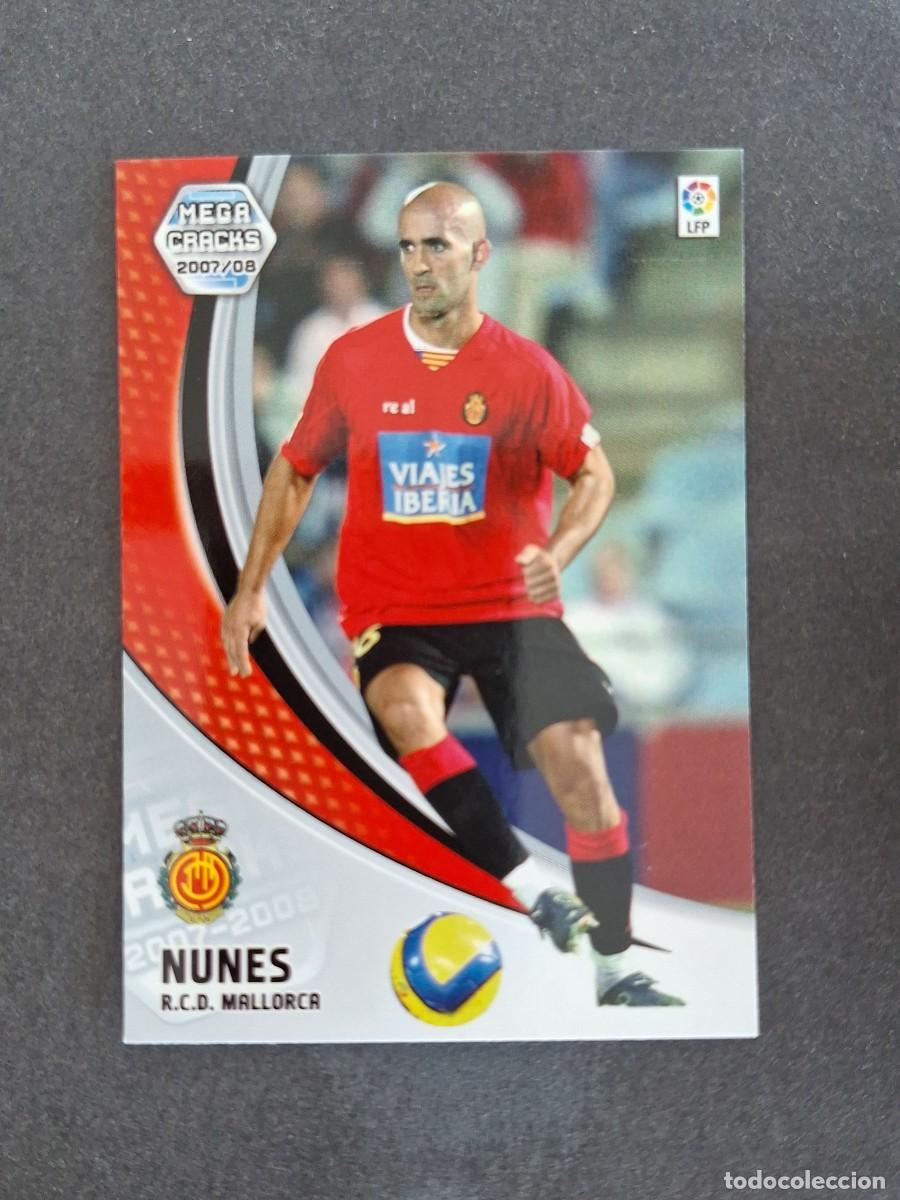 Cromos de f&uacute;tbol: L4 NUNES R. C. D. MALLORCA 186 PANINI MEGACRACKS 2007 2008 07 08