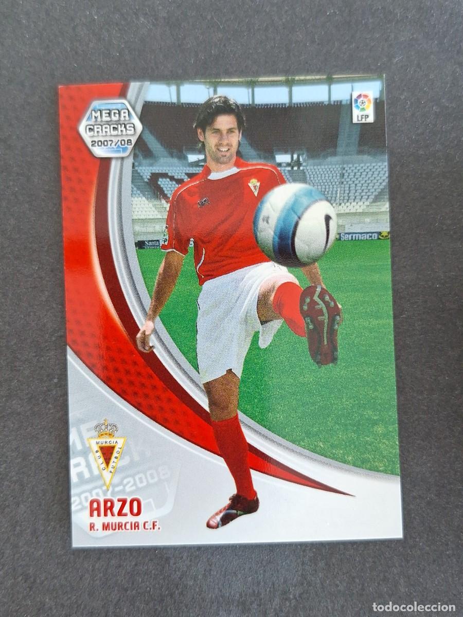 Cromos de f&uacute;tbol: L4 ARZO REAL MURCIA C. F. 204 PANINI MEGACRACKS 2007 2008 07 08