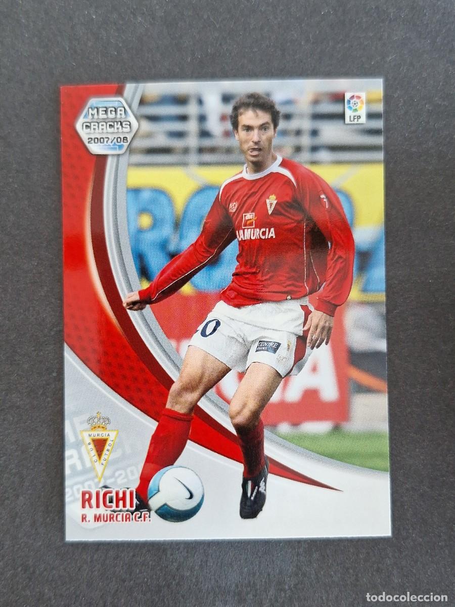 Cromos de f&uacute;tbol: L4 RICHI REAL MURCIA C. F. 210 PANINI MEGACRACKS 2007 2008 07 08