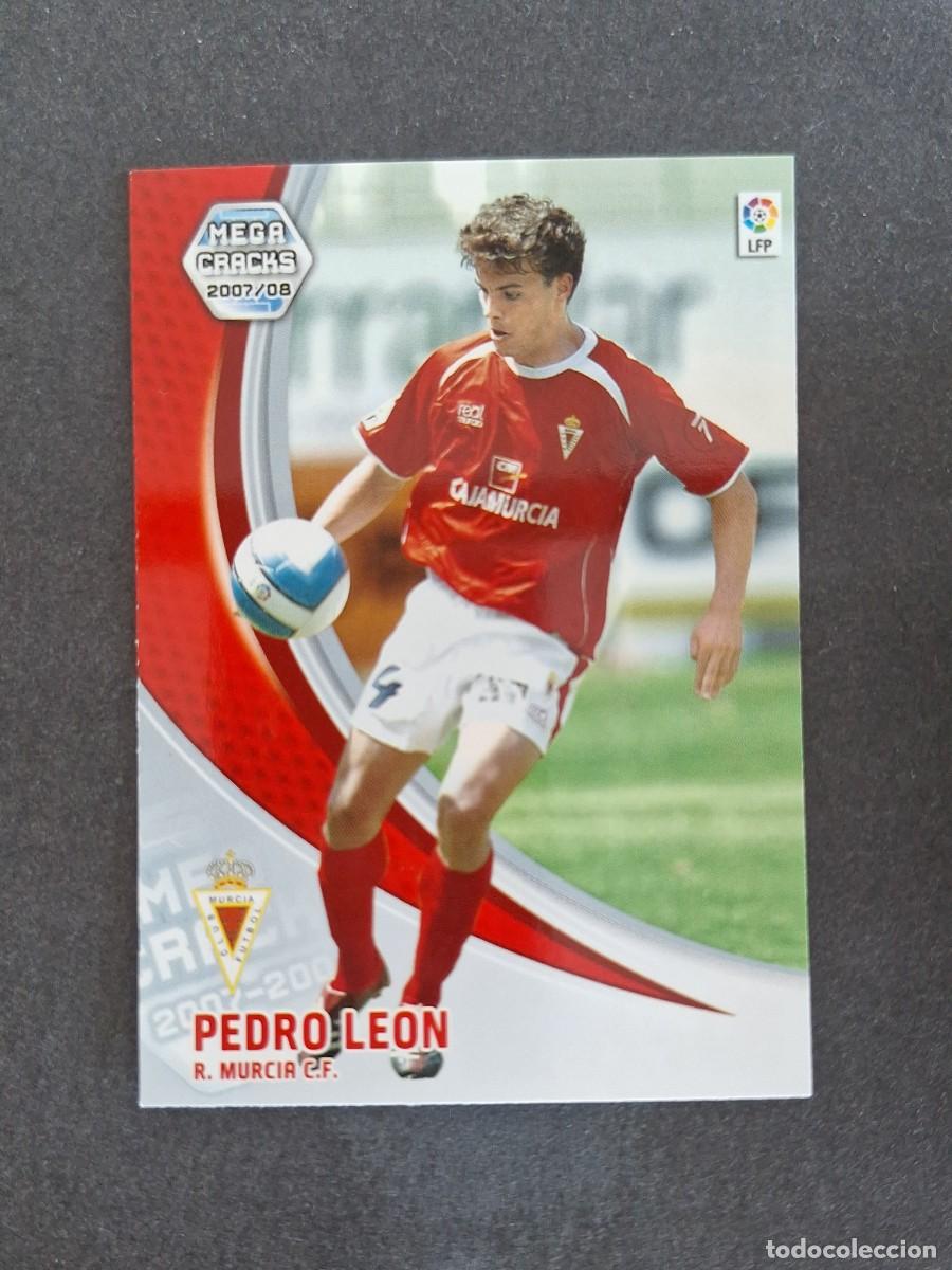 Cromos de f&uacute;tbol: L4 PEDRO LEON REAL MURCIA C. F. 211 PANINI MEGACRACKS 2007 2008 07 08