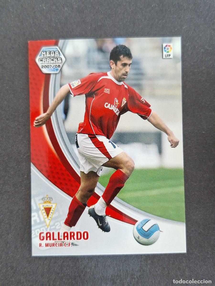 Cromos de f&uacute;tbol: L4 GALLARDO REAL MURCIA C. F. 212 PANINI MEGACRACKS 2007 2008 07 08