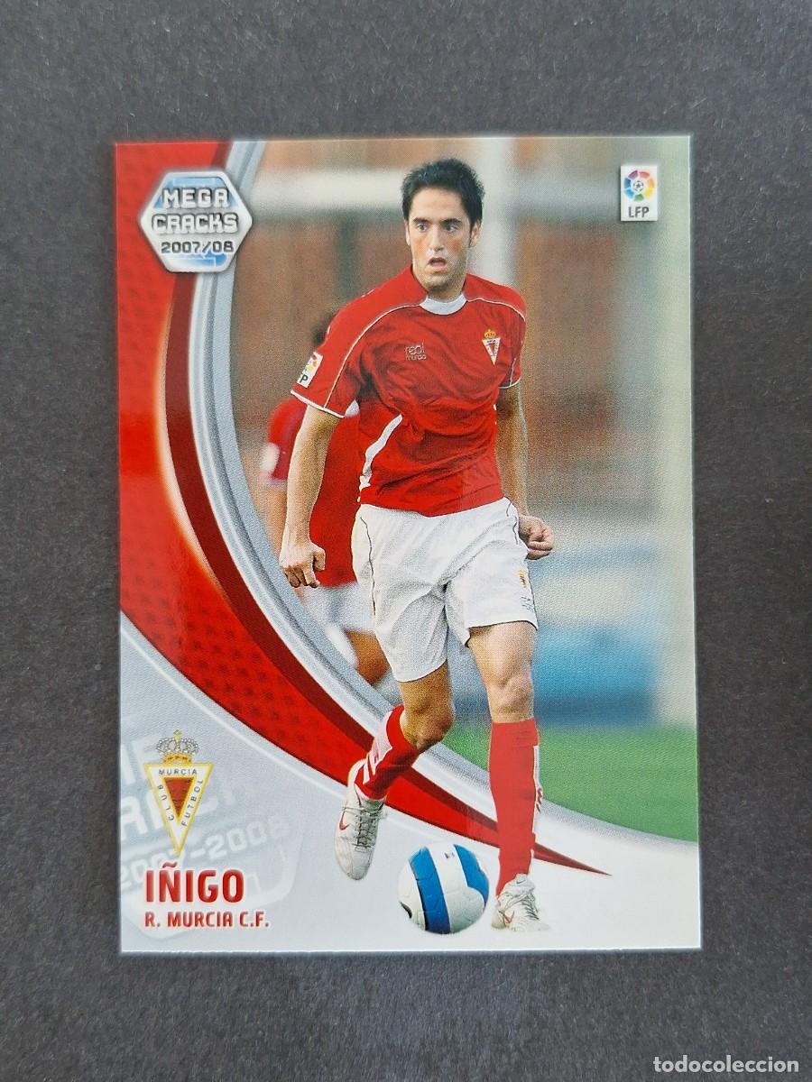 Cromos de f&uacute;tbol: L4 I&Ntilde;IGO REAL MURCIA C. F. 214 PANINI MEGACRACKS 2007 2008 07 08
