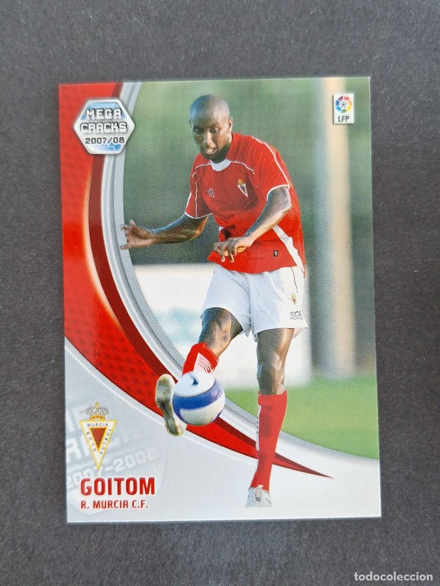 Cromos de f&uacute;tbol: L4 GOITOM REAL MURCIA C. F. 215 PANINI MEGACRACKS 2007 2008 07 08