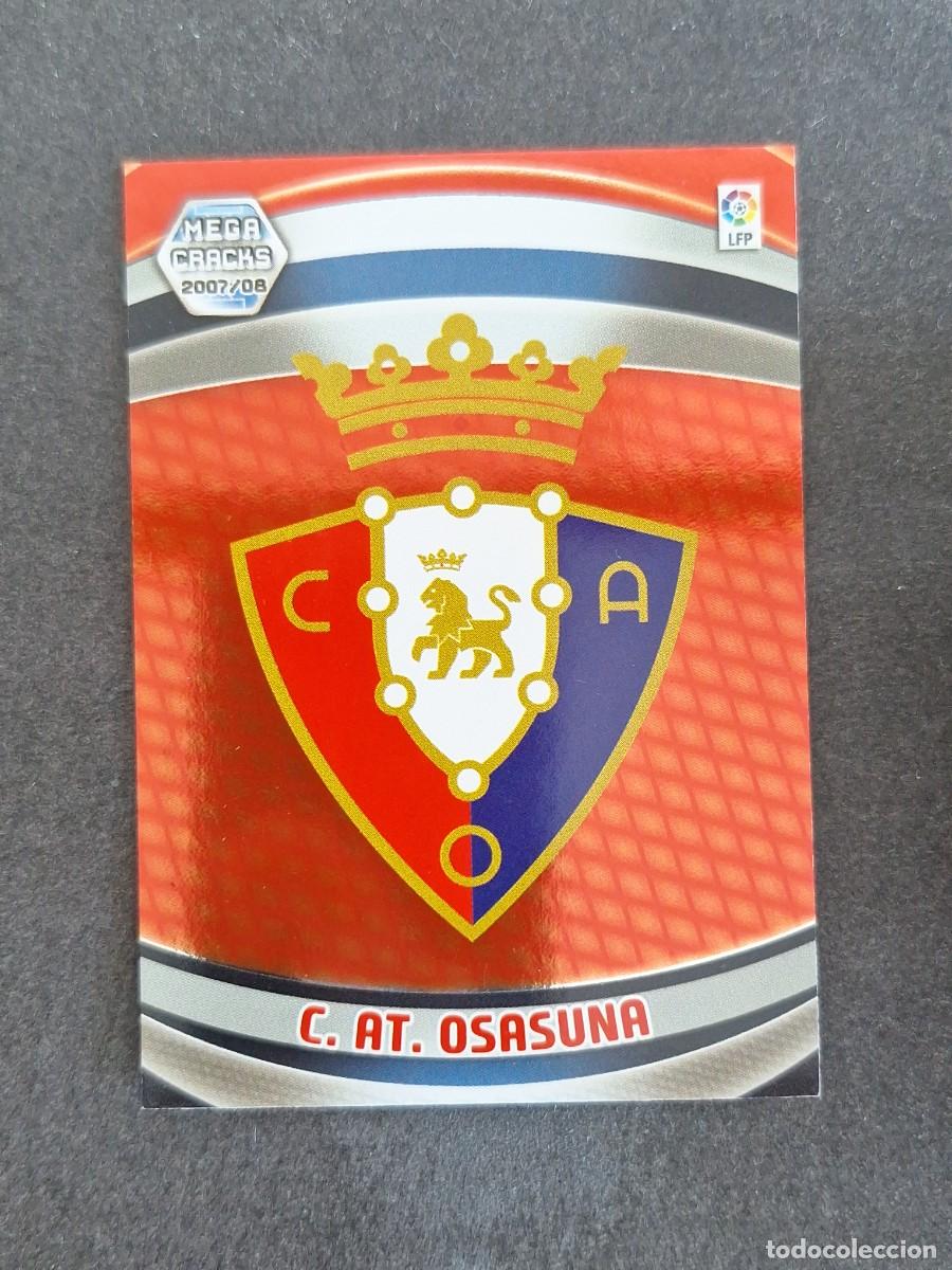 Cromos de f&uacute;tbol: L4 ESCUDO C. A. OSASUNA 217 PANINI MEGACRACKS 2007 2008 07 08