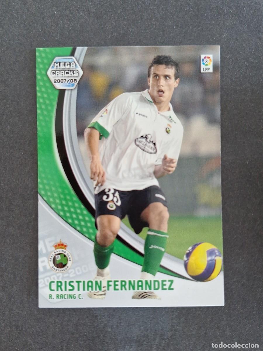 Cromos de f&uacute;tbol: L4 CRISTIAN FERNANDEZ RACING DE SANTANDER 242 PANINI MEGACRACKS 2007 2008 07 08