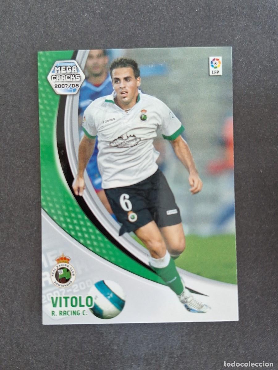 Cromos de f&uacute;tbol: L4 VITOLO RACING DE SANTANDER 243 PANINI MEGACRACKS 2007 2008 07 08