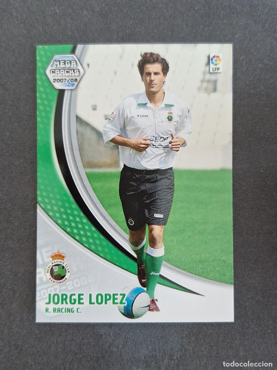 Cromos de f&uacute;tbol: L4 JORGE LOPEZ RACING DE SANTANDER 248 PANINI MEGACRACKS 2007 2008 07 08