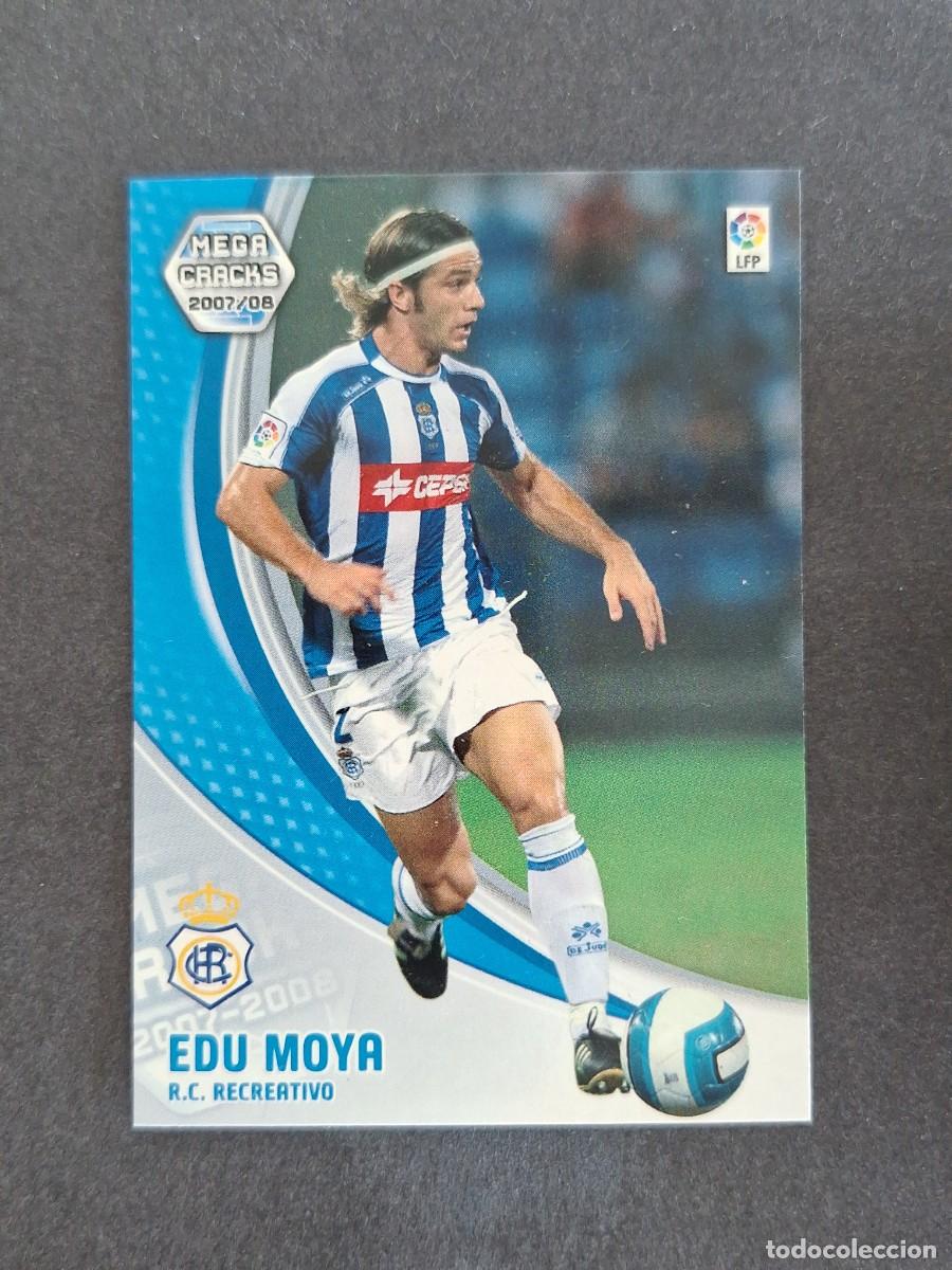 Cromos de f&uacute;tbol: L4 EDU MOYA RECREATIVO DE HUELVA 255 PANINI MEGACRACKS 2007 2008 07 08