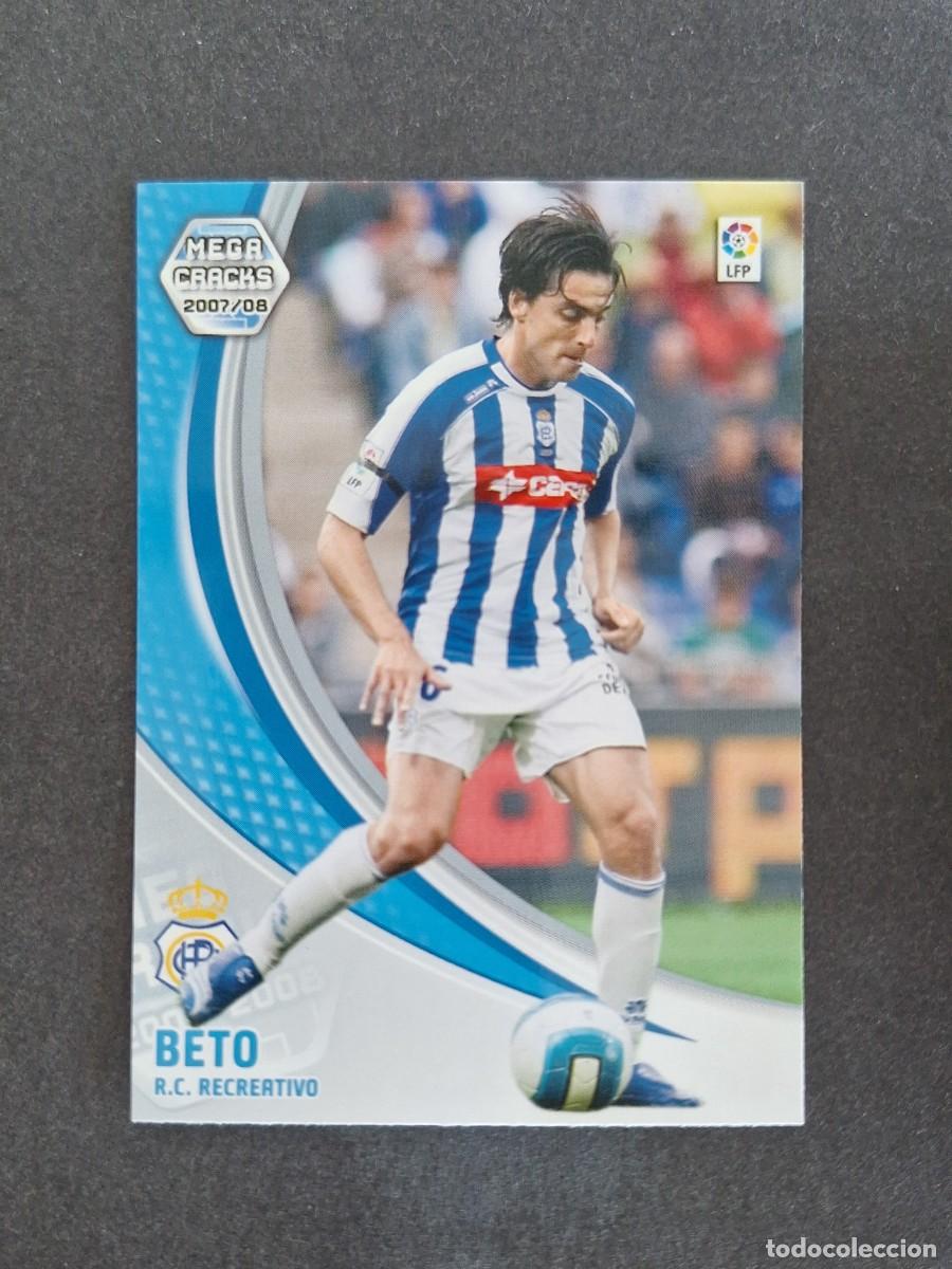 Cromos de f&uacute;tbol: L4 BETO RECREATIVO DE HUELVA 256 PANINI MEGACRACKS 2007 2008 07 08
