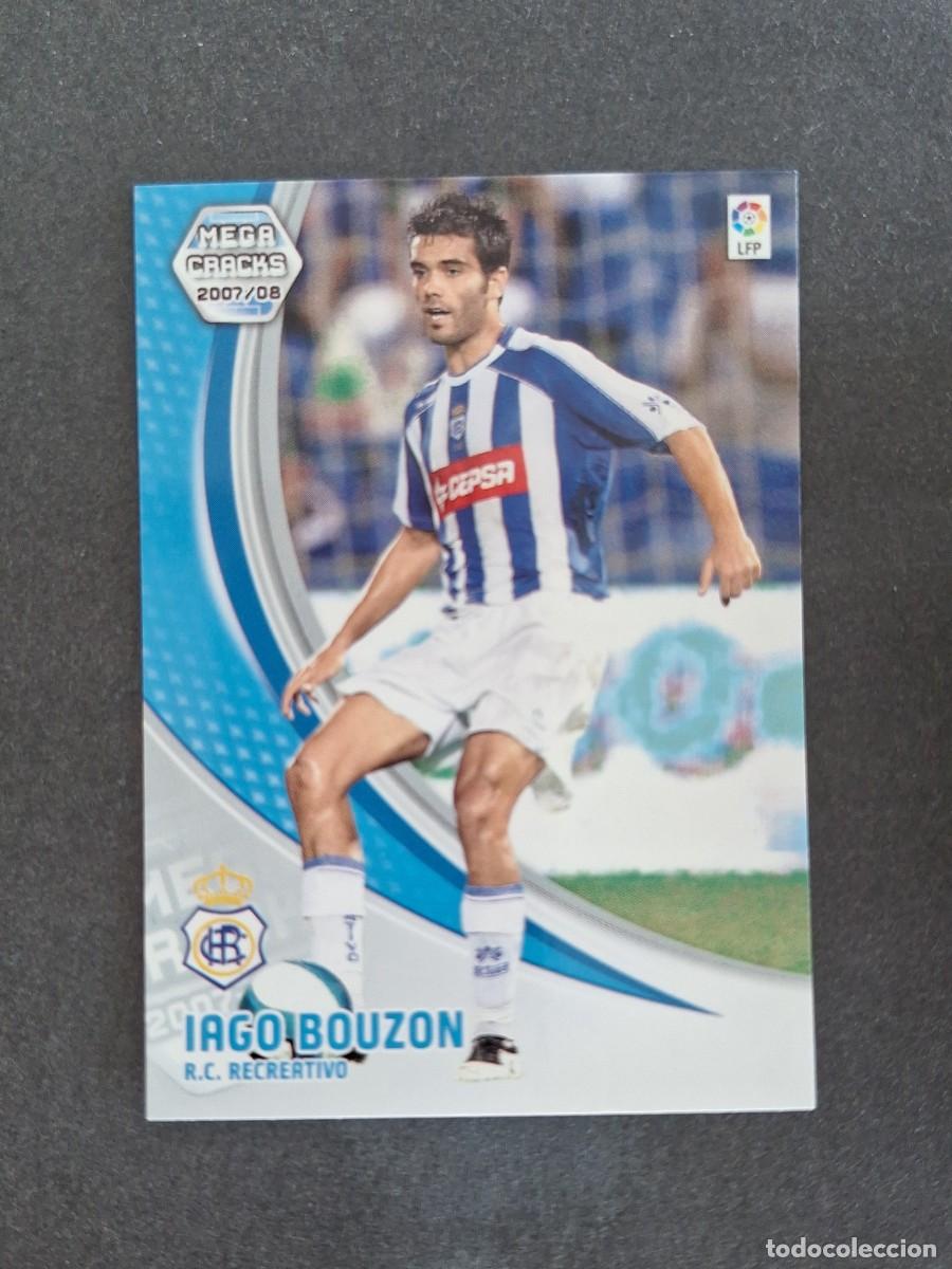 Cromos de f&uacute;tbol: L4 IAGO BOUZON RECREATIVO DE HUELVA 258 PANINI MEGACRACKS 2007 2008 07 08