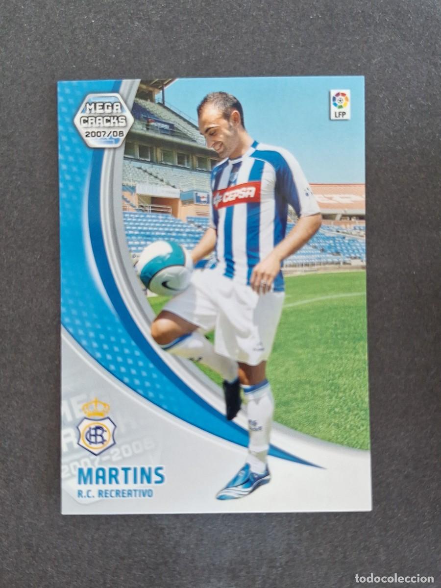Cromos de f&uacute;tbol: L4 MARTINS RECREATIVO DE HUELVA 261 PANINI MEGACRACKS 2007 2008 07 08