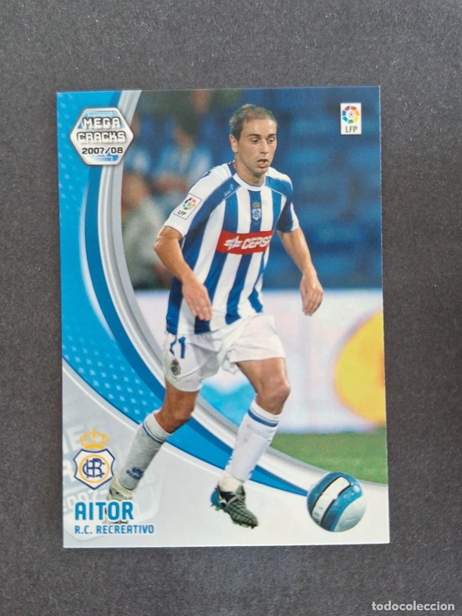 Cromos de f&uacute;tbol: L4 AITOR RECREATIVO DE HUELVA 265 PANINI MEGACRACKS 2007 2008 07 08