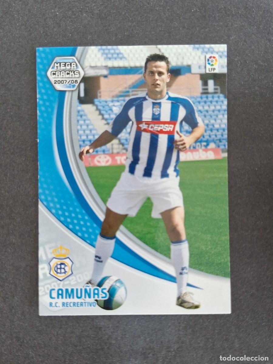 Cromos de f&uacute;tbol: L4 CAMU&Ntilde;AS RECREATIVO DE HUELVA 270 PANINI MEGACRACKS 2007 2008 07 08