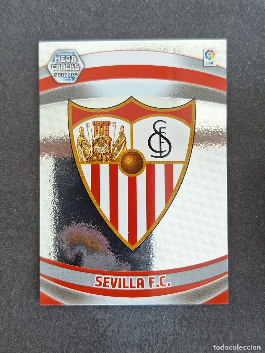 Cromos de f&uacute;tbol: L4 ESCUDO SEVILLA F. C. 271 PANINI MEGACRACKS 2007 2008 07 08