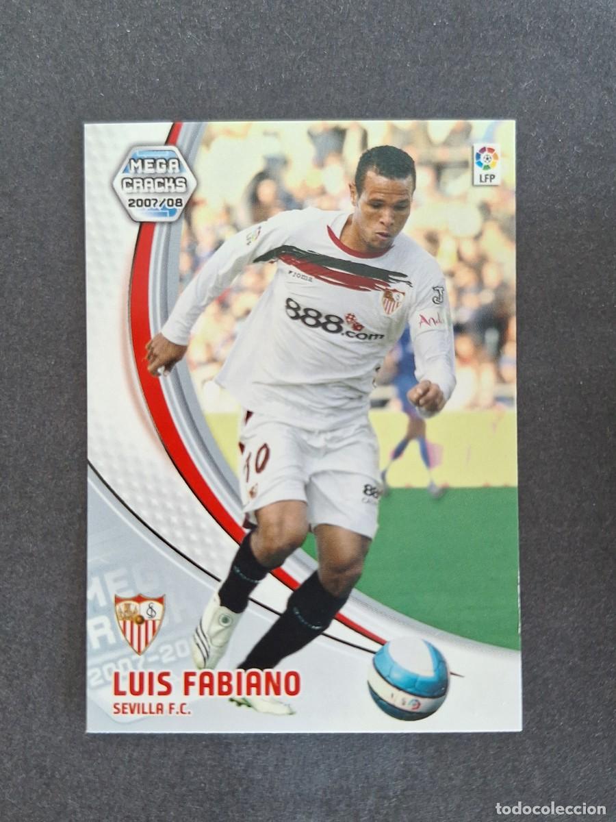 Cromos de f&uacute;tbol: L4 LUIS FABIANO SEVILLA F. C. 286 PANINI MEGACRACKS 2007 2008 07 08