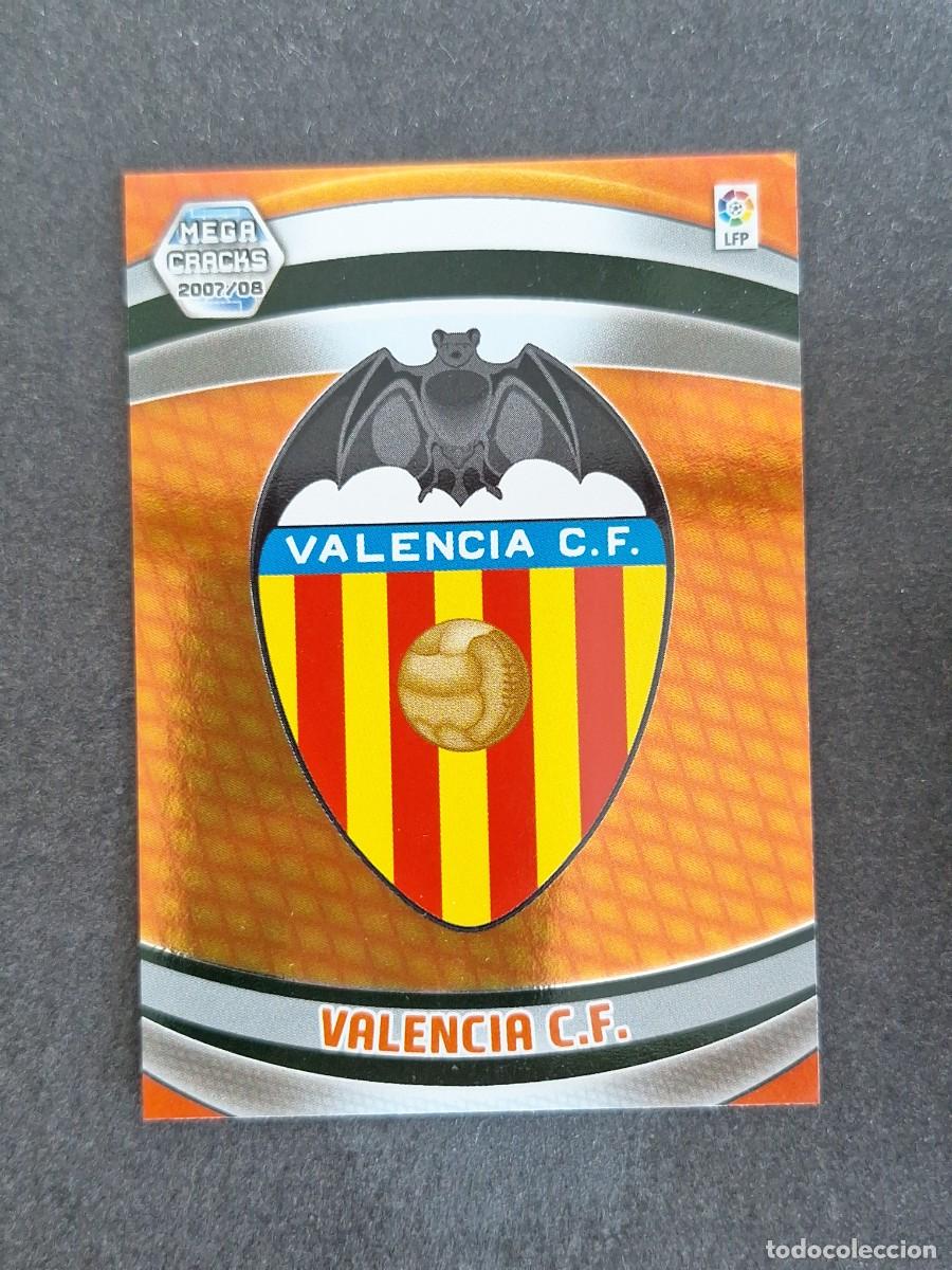 Cromos de f&uacute;tbol: L4 ESCUDO VALENCIA C. F. 289 PANINI MEGACRACKS 2007 2008 07 08