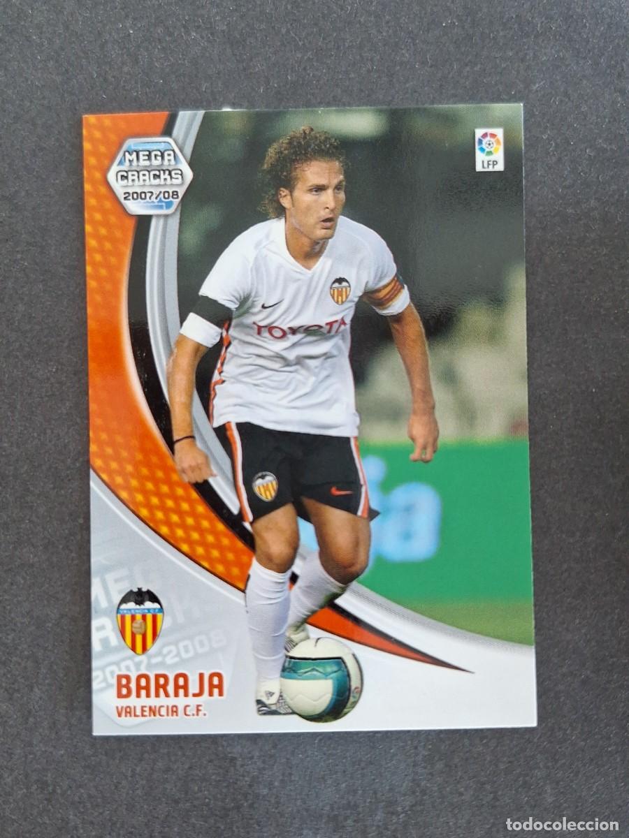 Cromos de f&uacute;tbol: L4 BARAJA VALENCIA C. F. 298 PANINI MEGACRACKS 2007 2008 07 08