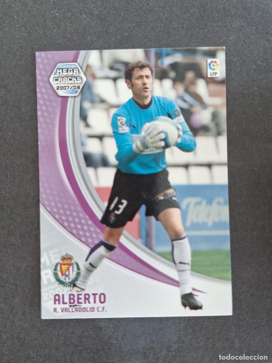 Cromos de f&uacute;tbol: L4 ALBERTO REAL VALLADOLID 308 PANINI MEGACRACKS 2007 2008 07 08