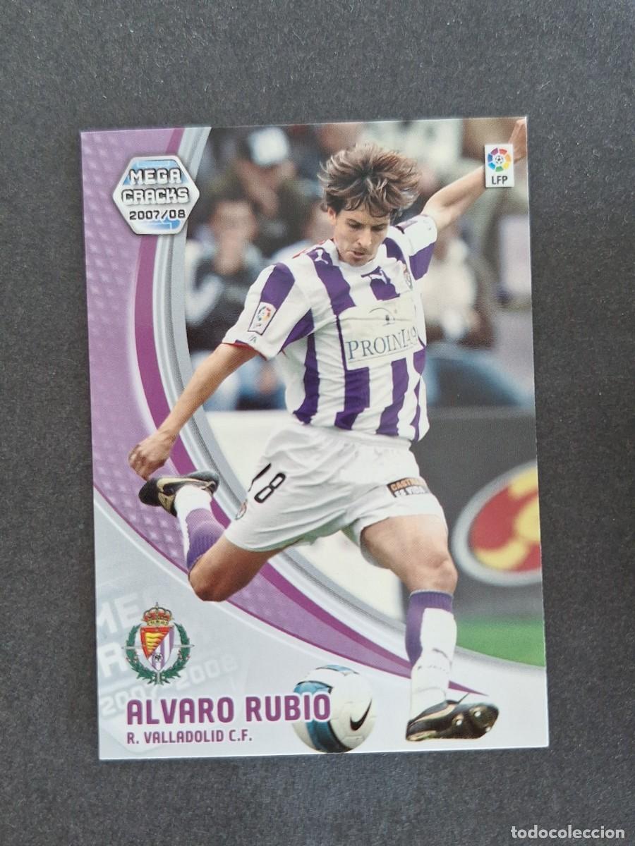 Cromos de f&uacute;tbol: L4 ALVARO RUBIO REAL VALLADOLID 316 PANINI MEGACRACKS 2007 2008 07 08