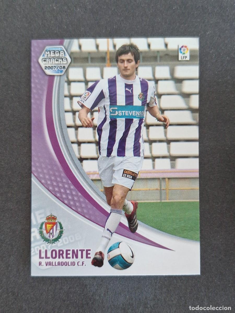 Cromos de f&uacute;tbol: L4 LLORENTE REAL VALLADOLID 323 PANINI MEGACRACKS 2007 2008 07 08