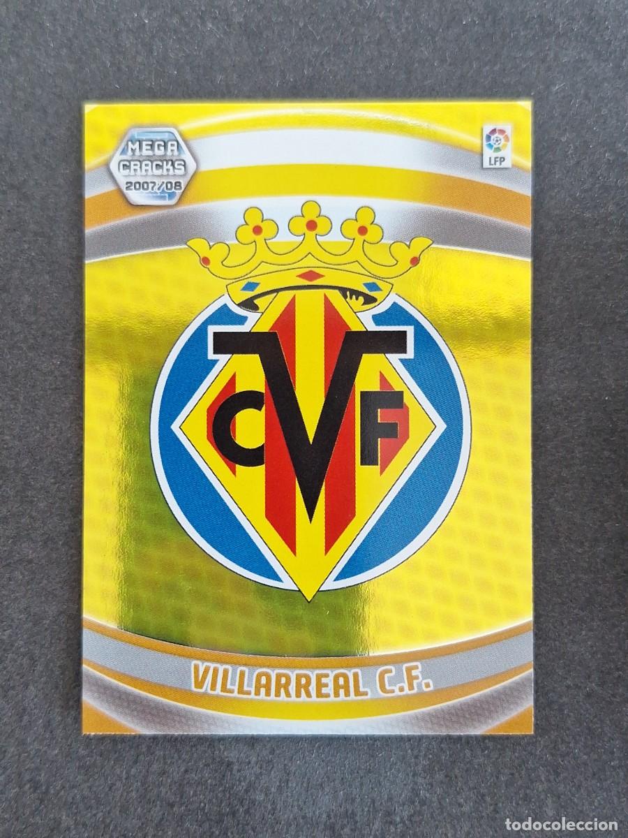 Cromos de f&uacute;tbol: L4 ESCUDO VILLARREAL C. F. 325 PANINI MEGACRACKS 2007 2008 07 08