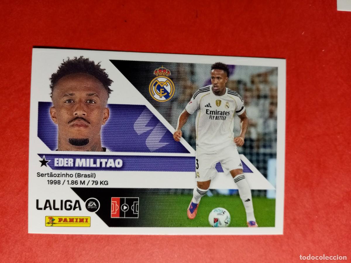 Cromos de f&uacute;tbol: N&ordm; 6 EDER MILITAO, REAL MADRID, LIGA ESTE 2026 2027 26 27 PANINI