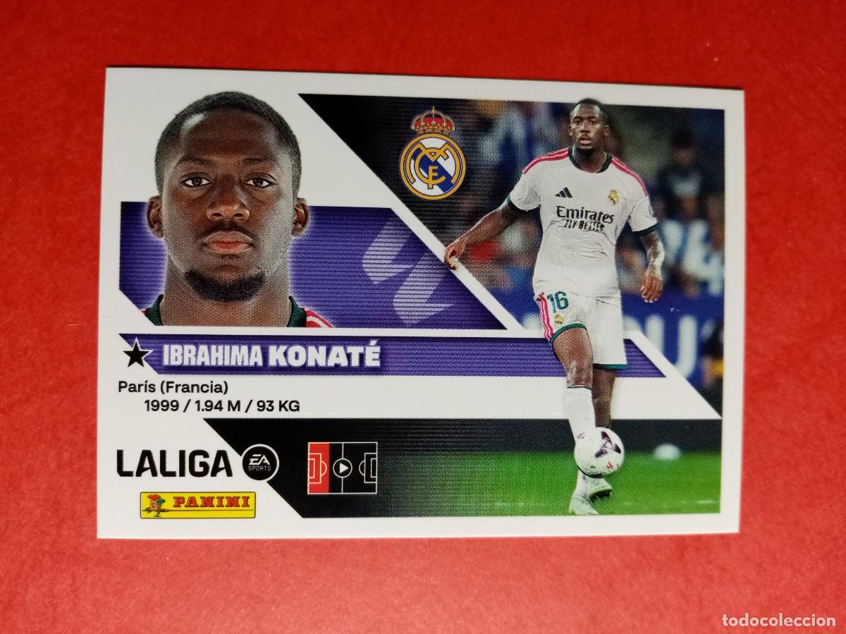 Cromos de f&uacute;tbol: N&ordm; 7 BIS 7BIS IBRAHIMA KONATE, COLOCA, REAL MADRID, LIGA ESTE 2026 2027 26 27 PANINI