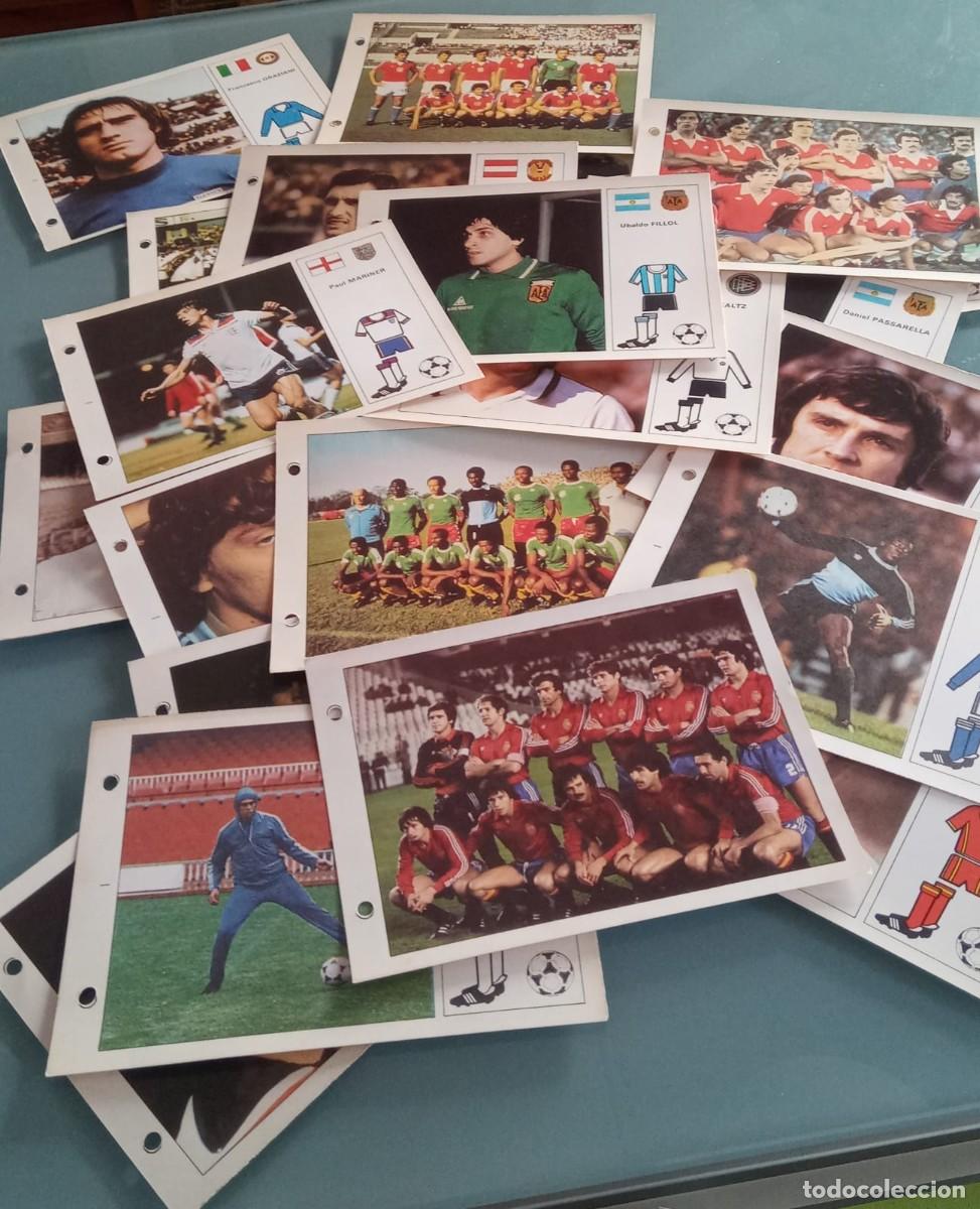 Cromos de f&uacute;tbol: FICHA/CROMO-ESTRELLAS DEL MUNDIAL 82-LOTE DE 25 DISTINTAS-1982-VARIOS FUTBOLISTAS Y PAISES-VER FOTOS