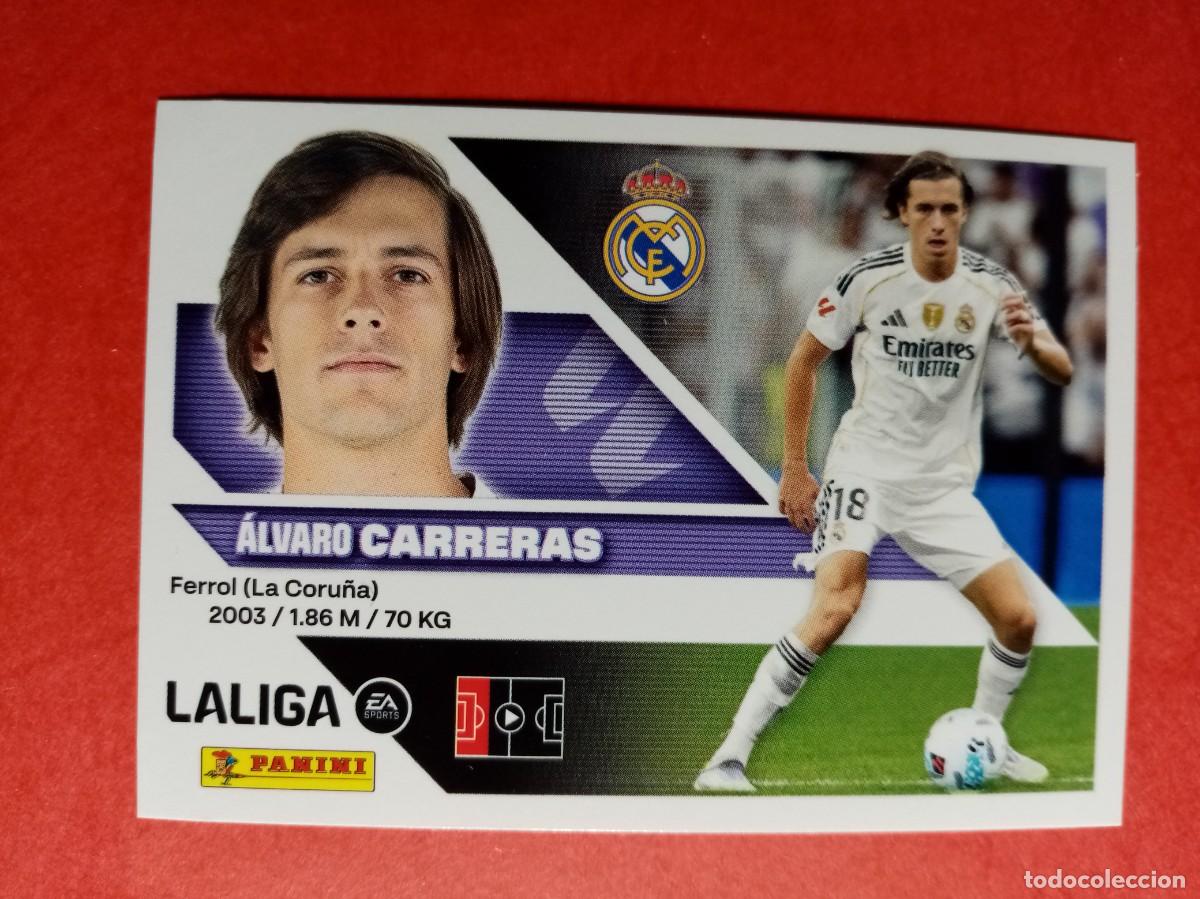 Cromos de f&uacute;tbol: N&ordm; 10 A 10A ALVARO CARRERAS, REAL MADRID, LIGA ESTE 2026 2027 26 27 PANINI