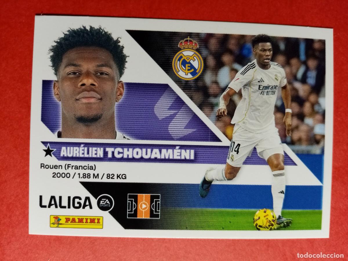 Cromos de f&uacute;tbol: N&ordm; 11 AURELIEN TCHOUAMENI, REAL MADRID, LIGA ESTE 2026 2027 26 27 PANINI
