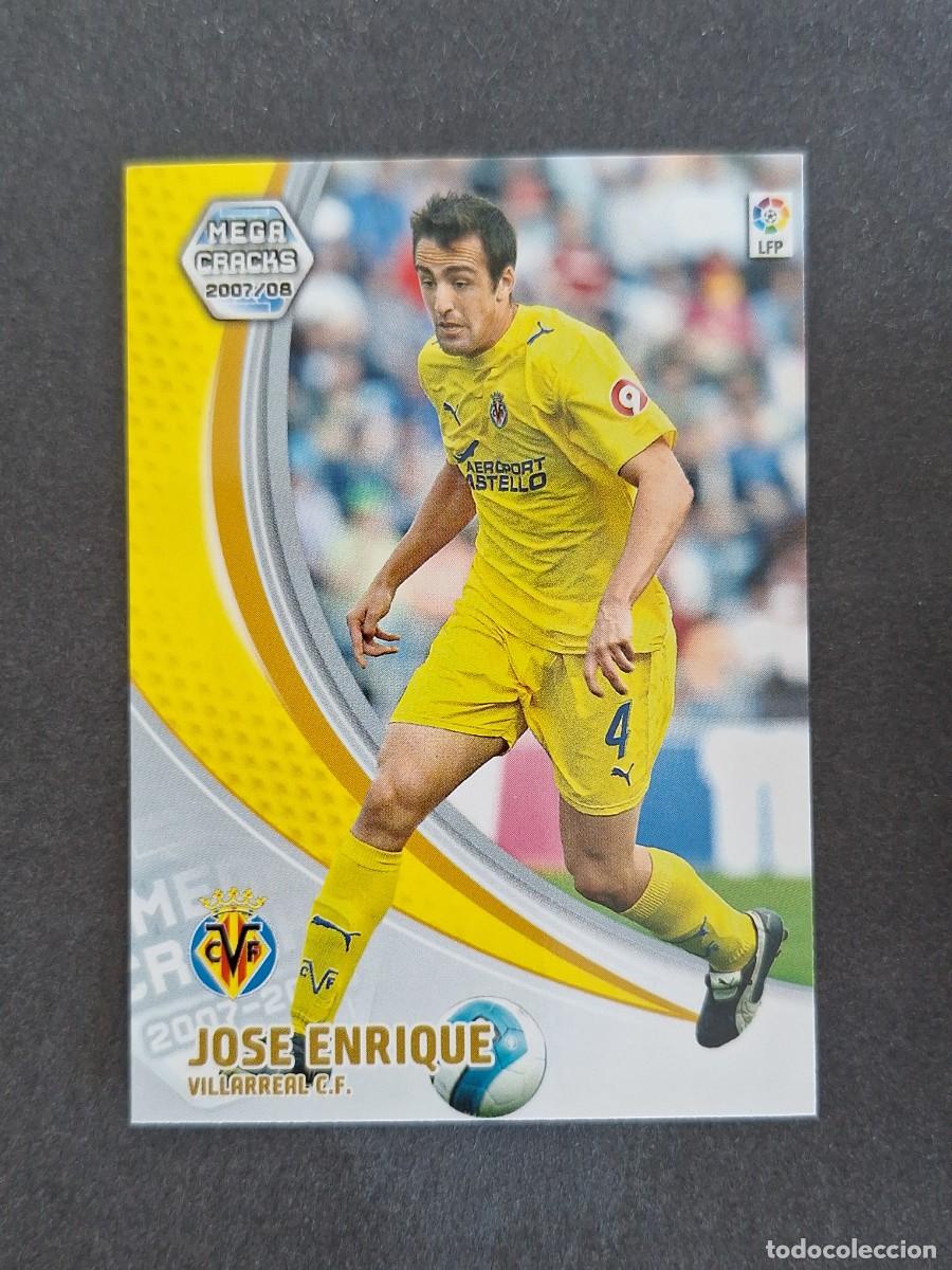 Cromos de f&uacute;tbol: L4 JOSE ENRIQUE VILLARREAL C. F. 332 PANINI MEGACRACKS 2007 2008 07 08