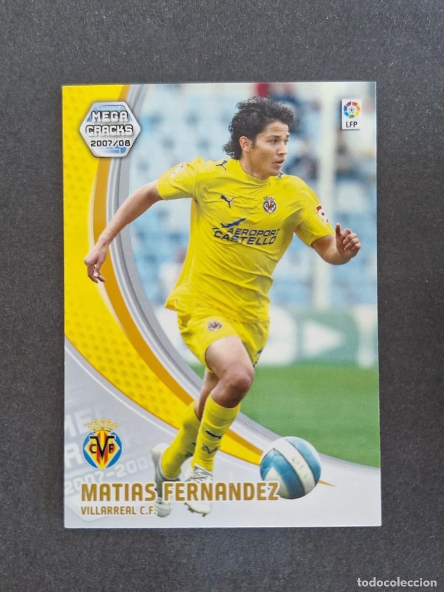 Cromos de f&uacute;tbol: L4 MATIAS FERNANDEZ VILLARREAL C. F. 337 PANINI MEGACRACKS 2007 2008 07 08