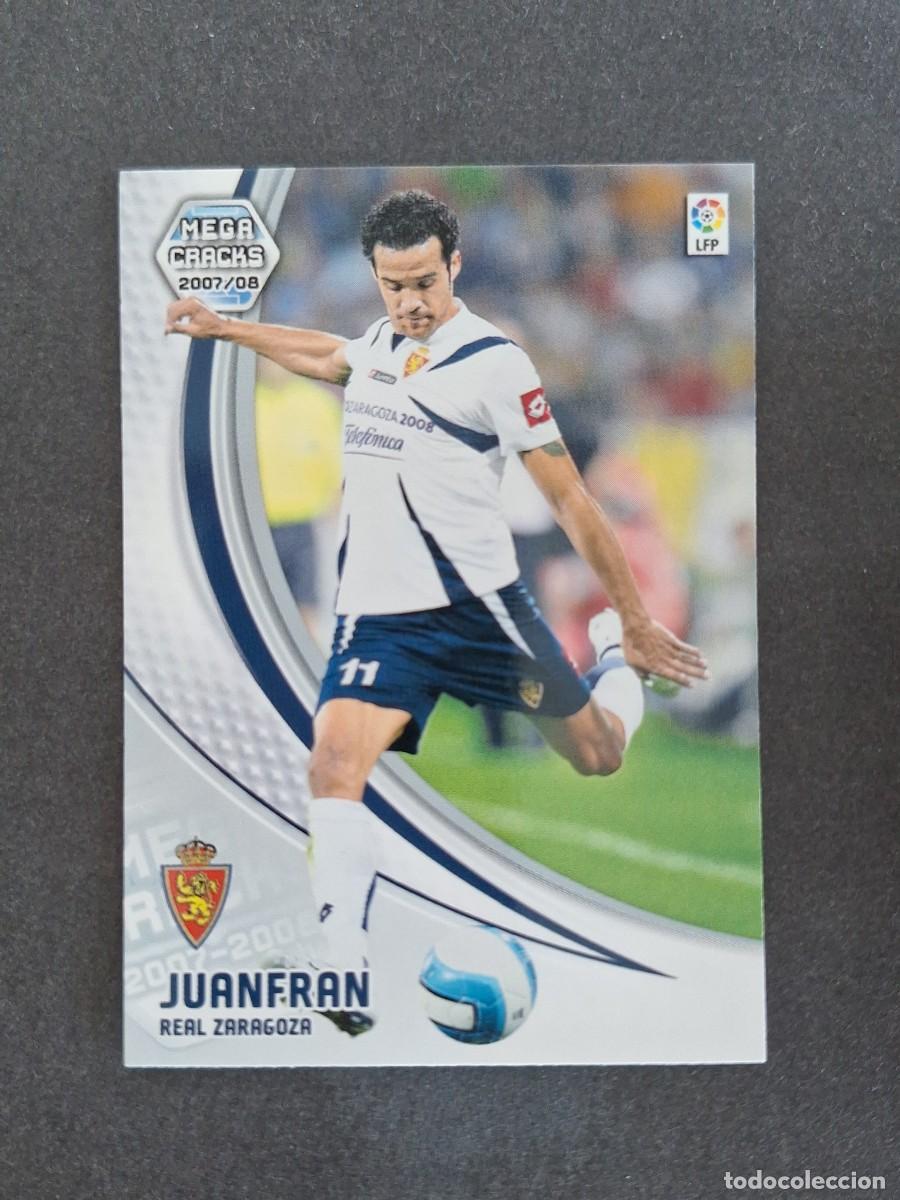 Cromos de f&uacute;tbol: L4 JUANFRAN REAL ZARAGOZA 348 PANINI MEGACRACKS 2007 2008 07 08