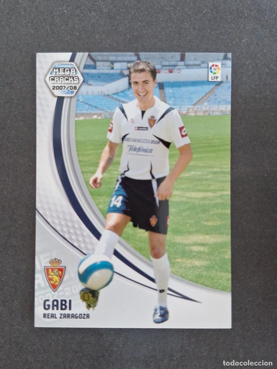 Cromos de f&uacute;tbol: L4 GABI REAL ZARAGOZA 353 PANINI MEGACRACKS 2007 2008 07 08