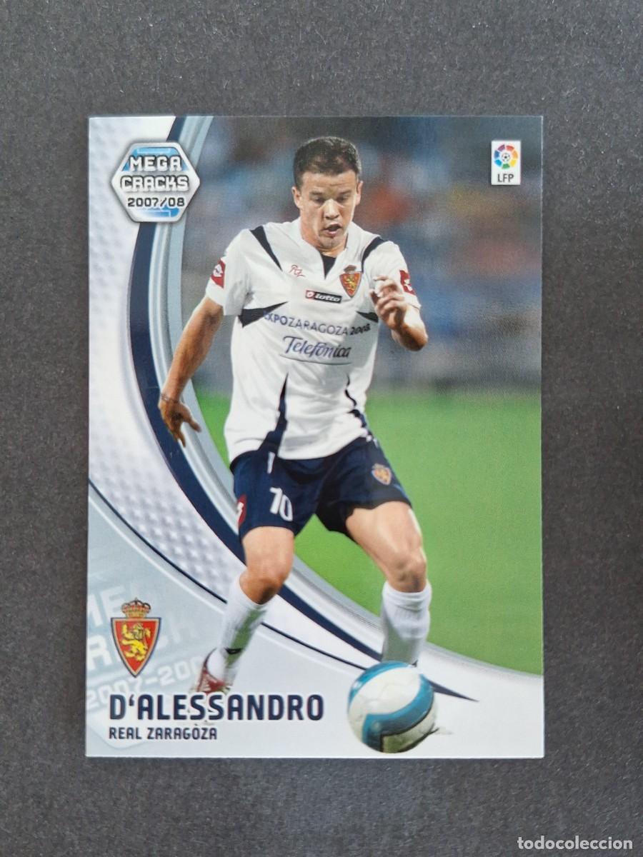 Cromos de f&uacute;tbol: L4 D'ALESSANDRO REAL ZARAGOZA 354 PANINI MEGACRACKS 2007 2008 07 08