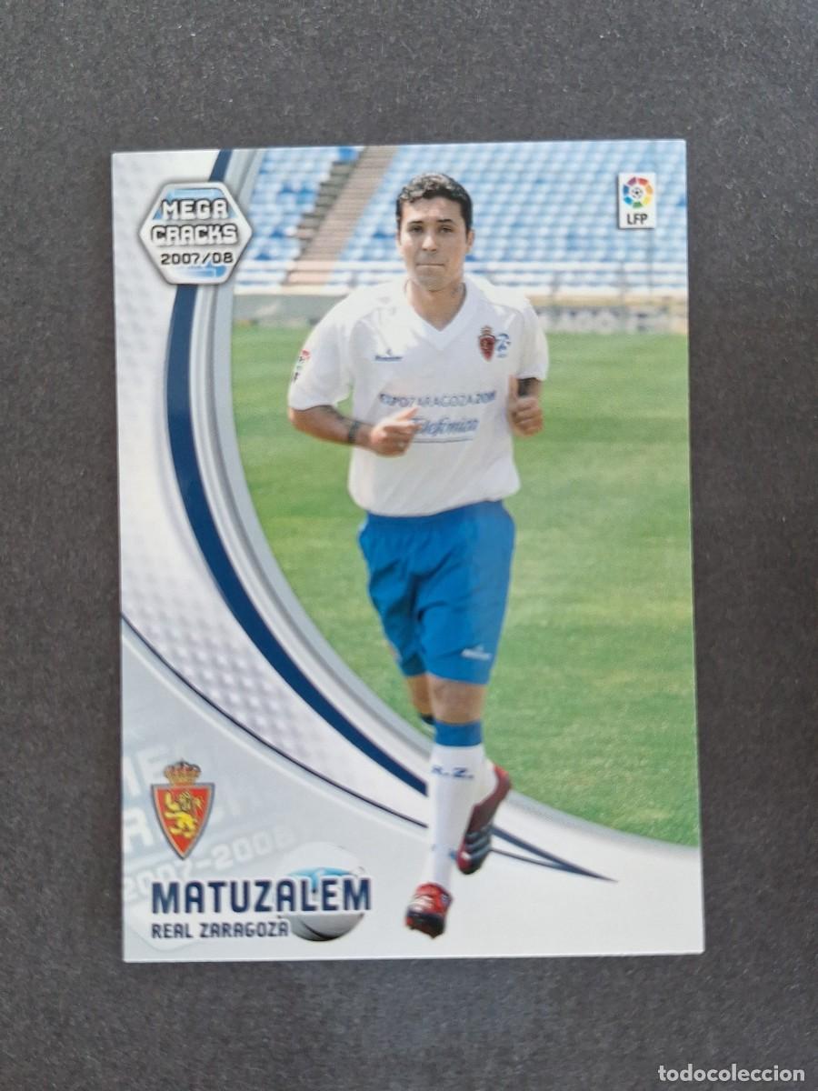 Cromos de f&uacute;tbol: L4 MATUZALEM REAL ZARAGOZA 355 PANINI MEGACRACKS 2007 2008 07 08