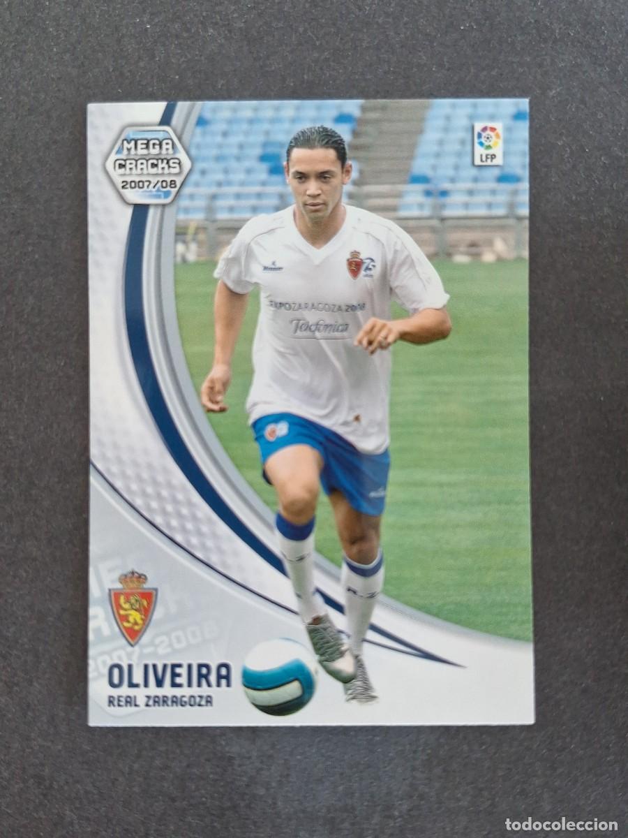 Cromos de f&uacute;tbol: L4 OLIVEIRA REAL ZARAGOZA 358 PANINI MEGACRACKS 2007 2008 07 08