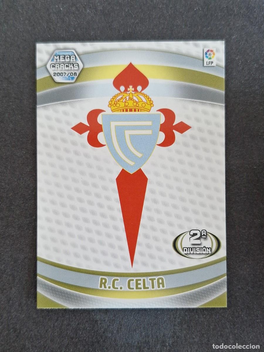 Cromos de f&uacute;tbol: L4 ESCUDO CELTA DE VIGO 2&ordf; SEGUNDA DIVISION 415 PANINI MEGACRACKS 2007 2008 07 08