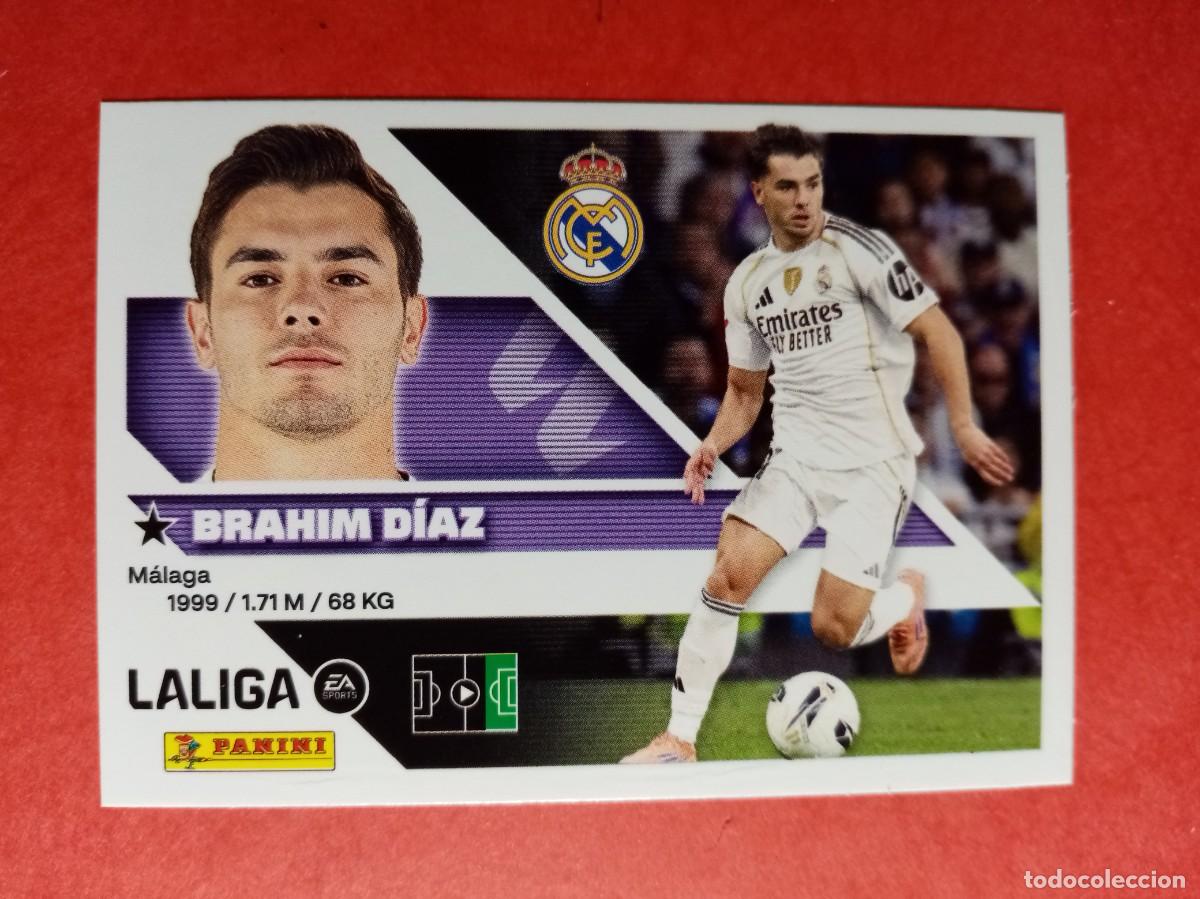 Cromos de f&uacute;tbol: N&ordm; 16 B 16B BRAHIM DIAZ, REAL MADRID, LIGA ESTE 2026 2027 26 27 PANINI