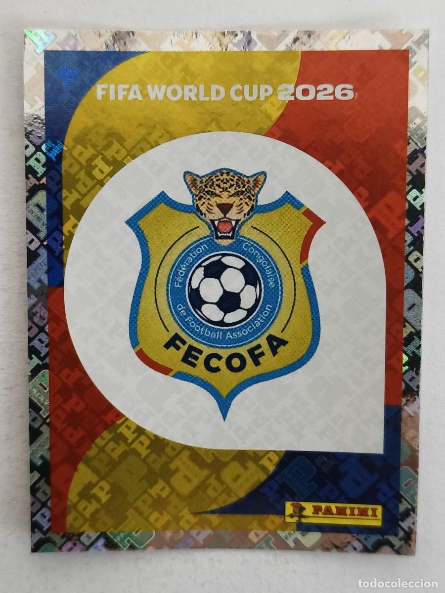 Cromos de f&uacute;tbol: #COD1 ESCUDO (CONGO) MUNDIAL 2026 PANINI