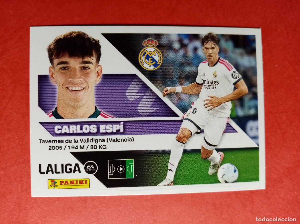 Cromos de f&uacute;tbol: N&ordm; 17 BIS 17BIS CARLOS ESPI, COLOCA, REAL MADRID, LIGA ESTE 2026 2027 26 27 PANINI